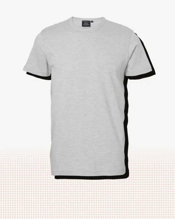 Delray T-shirt — Gråmelerad