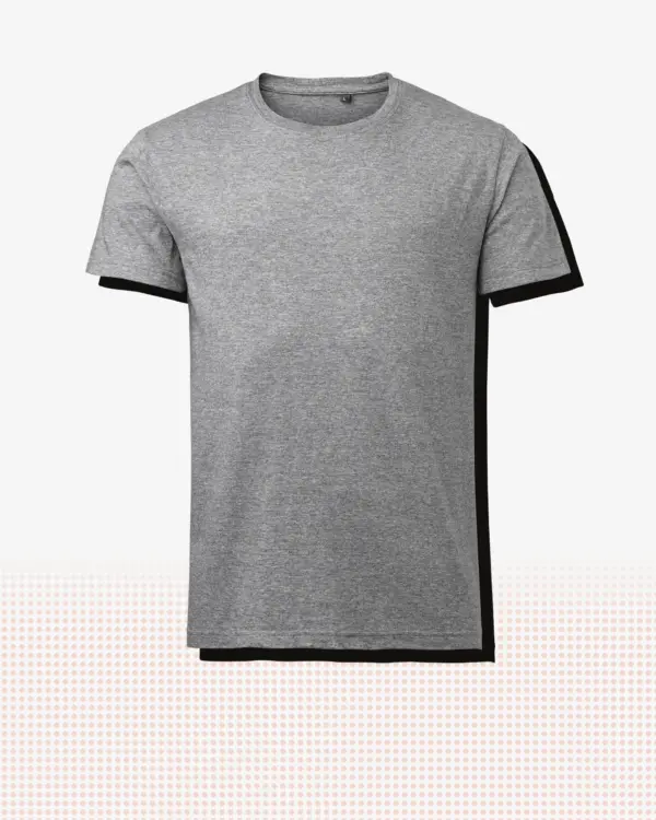 Basic T-shirt — Gråmelerad