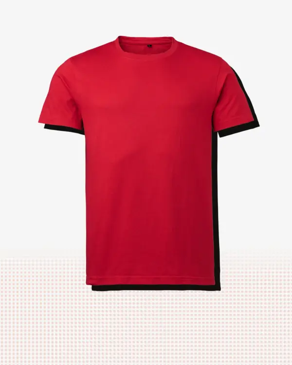 Basic T-shirt — Röd