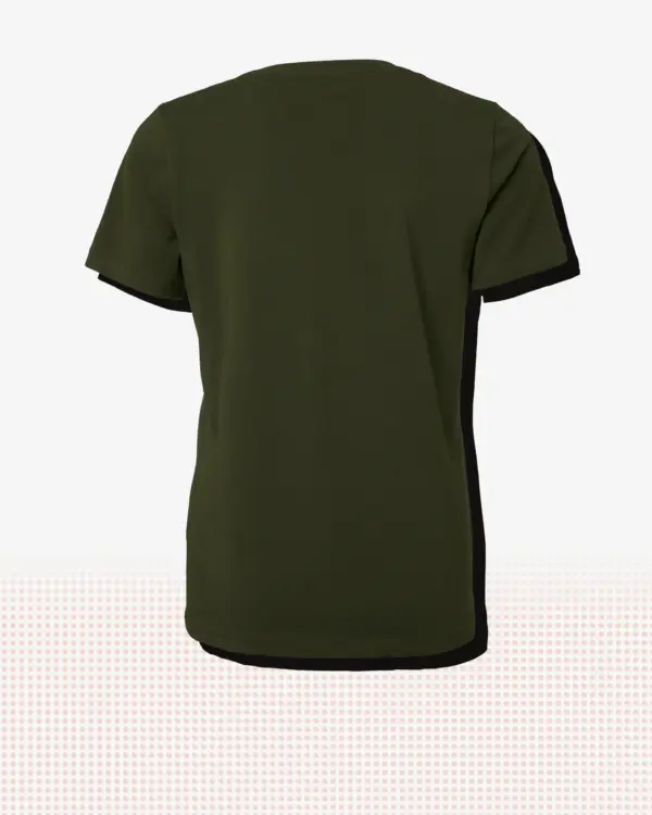 Nora T-shirt w — Mörk oliv