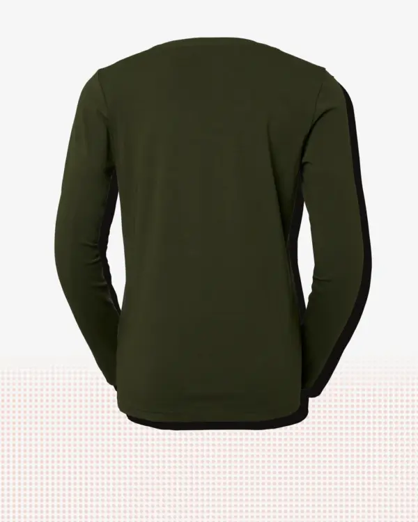 Lily T-shirt w — Mörk oliv