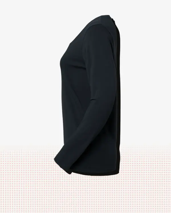 Lily T-shirt w — Marinblå