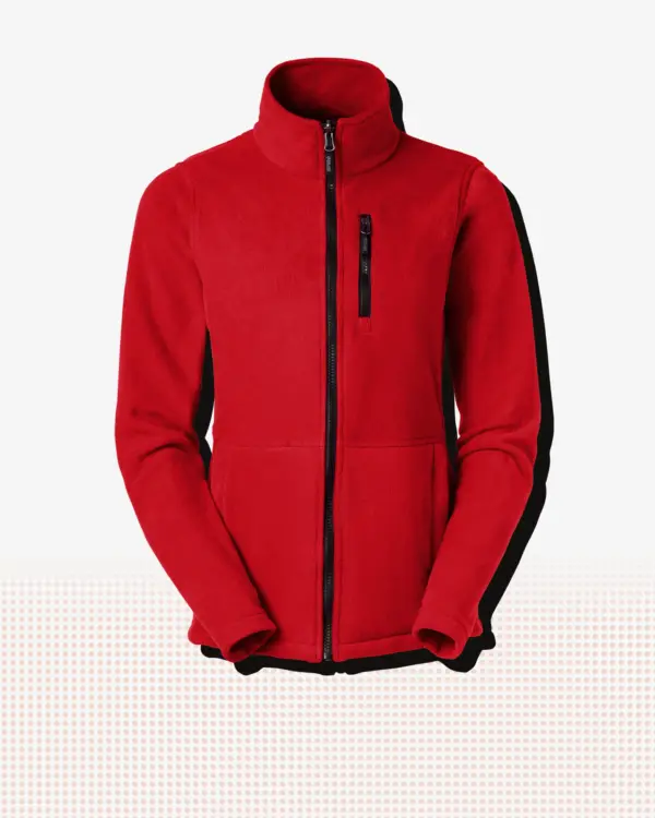 Alma Fleece w — Röd