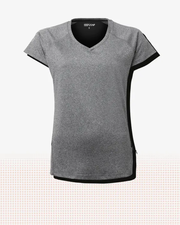 Tea T-shirt w — Gråmelerad