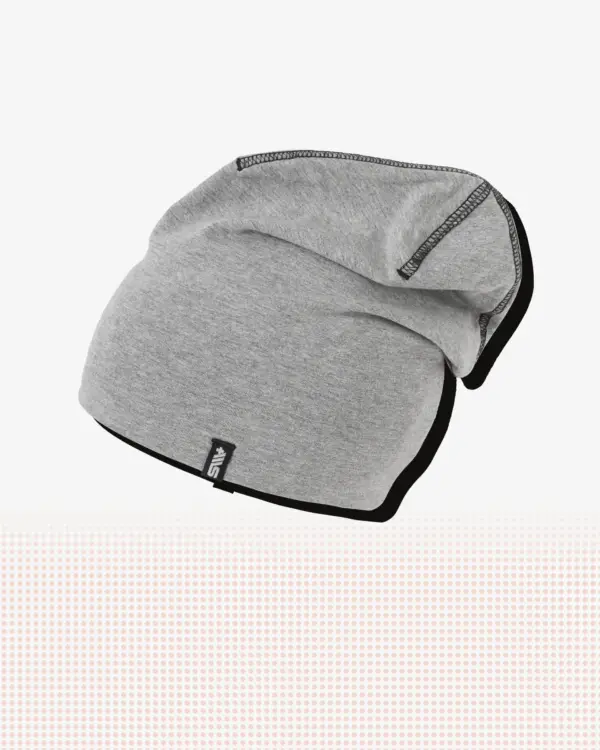 Beanie — Gråmelerad