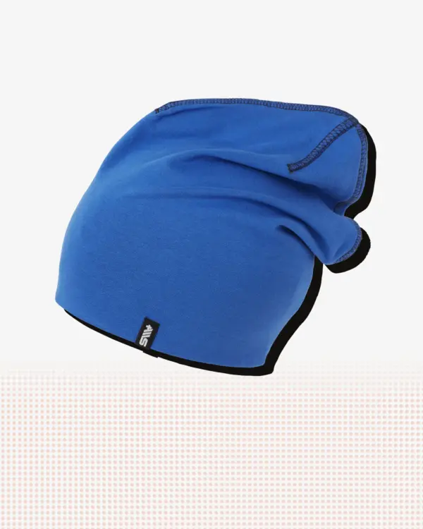 Beanie — Koboltblå