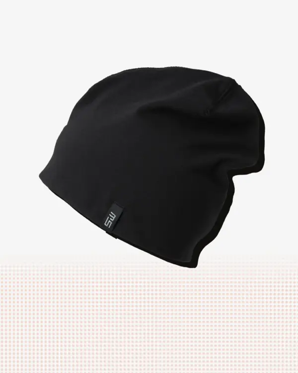 Beanie Low — Svart
