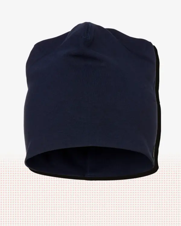 Beanie Low — Marinblå
