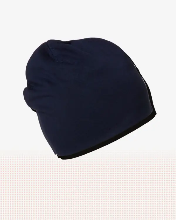 Beanie Low — Marinblå