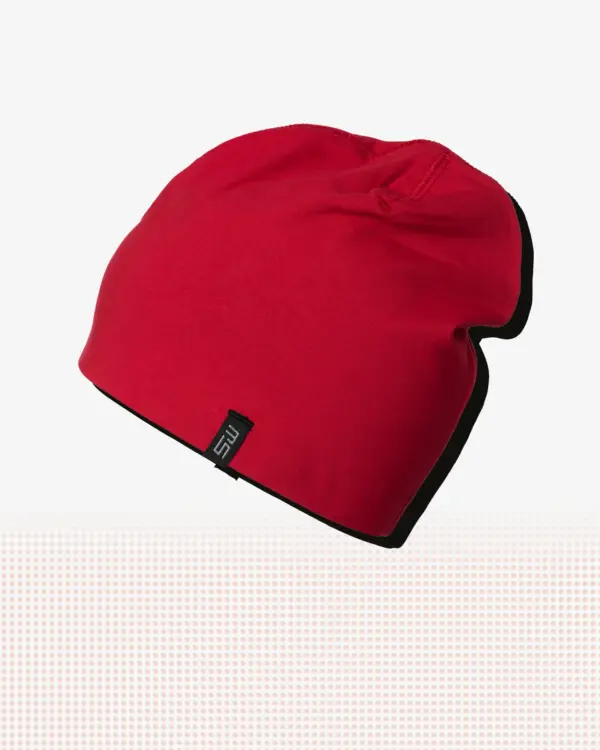 Beanie Low — Röd