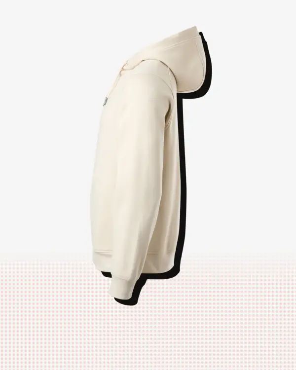 Gavin Zip Hood — Ljus sand