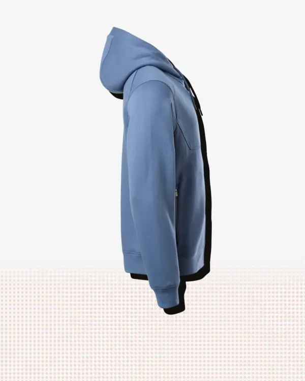 Gavin Zip Hood — Mellanblå