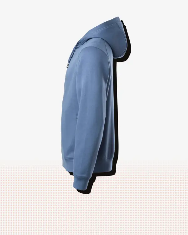 Gavin Zip Hood — Mellanblå