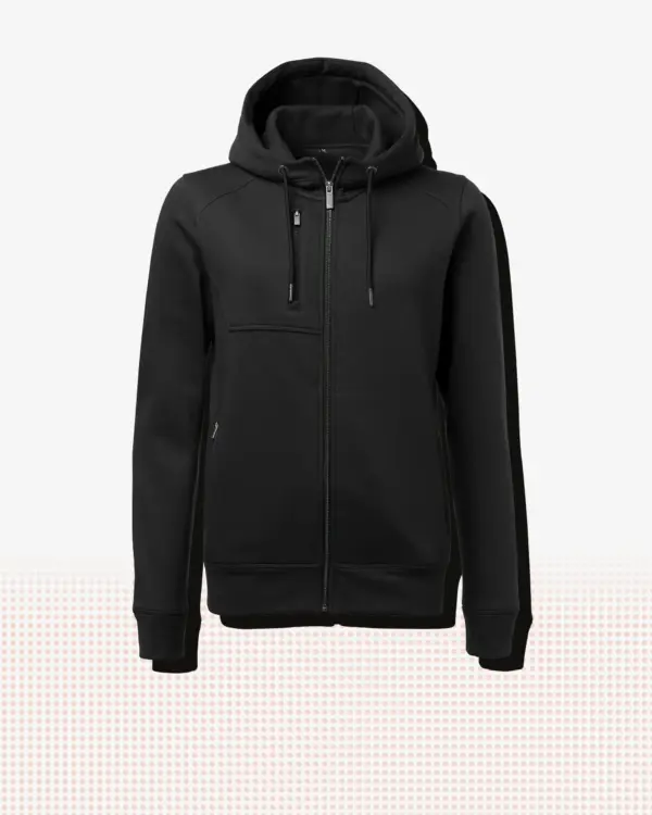 Geila Zip Hood w — Svart