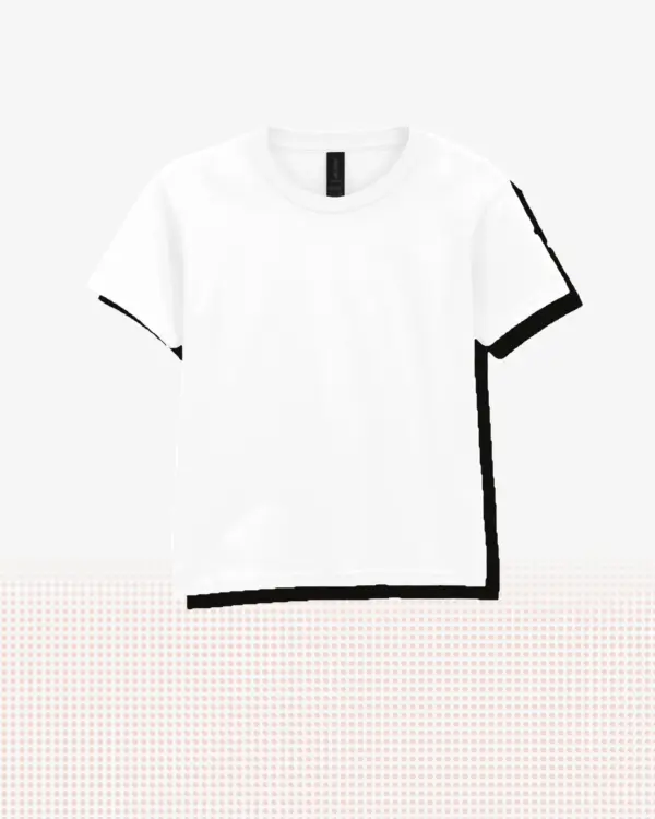 Softstyle Youth T-shirt — Vit
