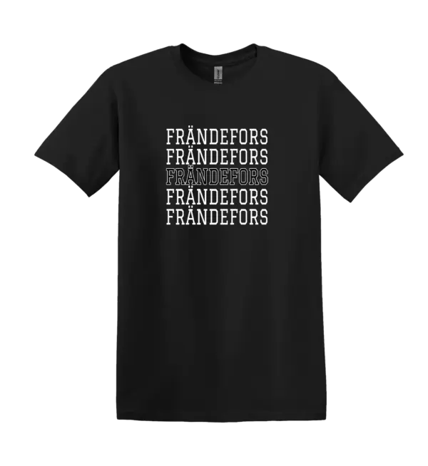 Frändefors t-shirt — Svart